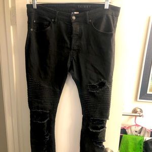 Divided by H&M Retro Style Accordion Leg Jeans for Men